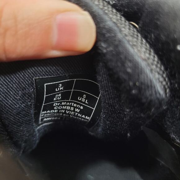 Dr Martens combs black nylon combat boots military - Picture 5 of 8